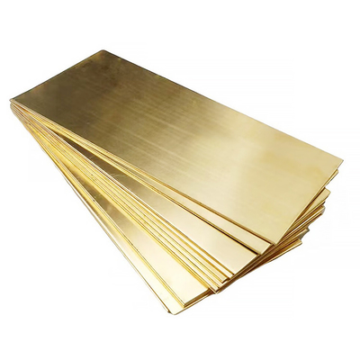 Brass Sheet H63 50mm 1250mm Wide Copper Sheet T1 H59 Bright Surface