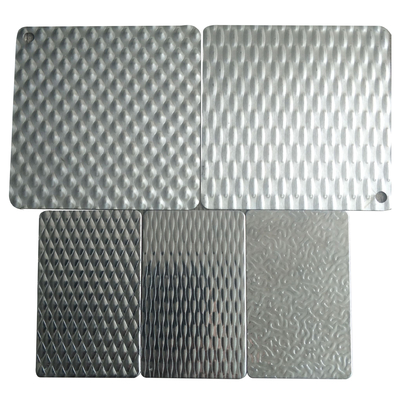 H12 Embossed Aluminum Sheet  Thick 0.5mm 5083 Aluminum Checkered Plate T4 T6