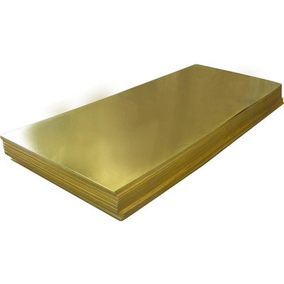 C2600 CuBe2 5mm Thickness Brass Sheet Copper Plate Phosphor Bronze Sheet